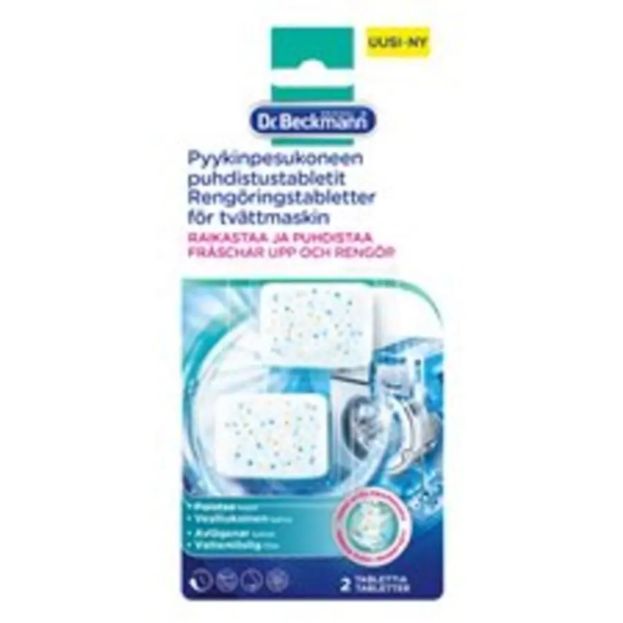 Dr.Beckmann Dr. Beckmann 40 G Pyykinpesukoneen Puhdistustabletit 3 Dr.Beckmann Dr. Beckmann 40 G Pyykinpesukoneen Puhdistustabletit