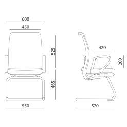 Home4you Anggun Toimistotuoli -Huonekalut myymälä 4741243134935 3