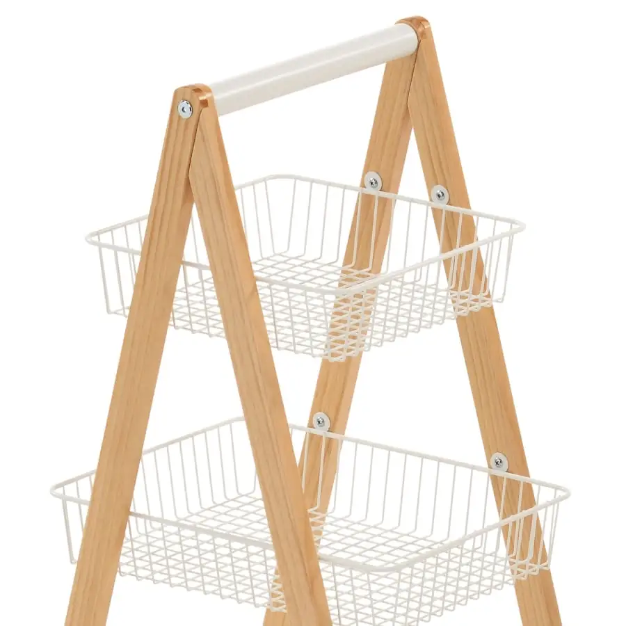 Home4you Bren 48x32x79cm Hylly 4 Home4you Bren 48x32x79cm Hylly - Image 2