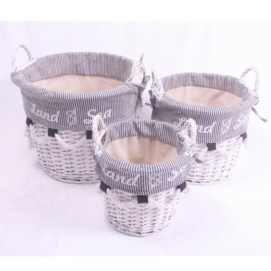 Home4you Willi Sea S Pyöreä Kori 2kpl 4 Home4you Willi Sea S Pyöreä Kori 2kpl - Image 2