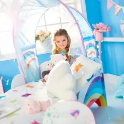 Sateenkaari Ja Yksisarvinen Lastensänky Laatikolla Ja Katoksella -Huonekalut myymälä 5013138669587 5