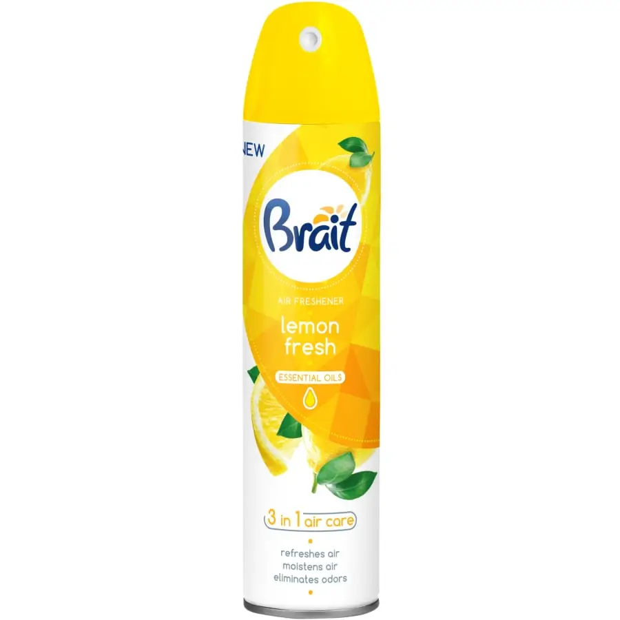 Brait Lemon Fresh 300 Ml Ilmanraikastin 3 Brait Lemon Fresh 300 Ml Ilmanraikastin