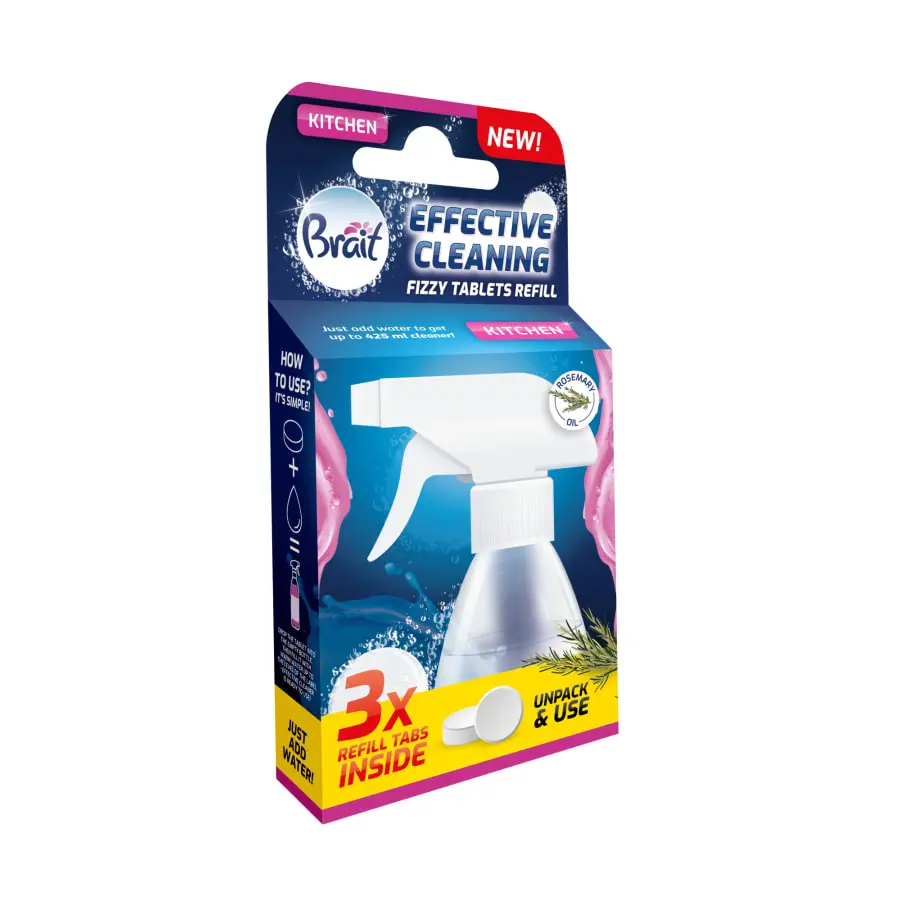 Brait Keittiö 3 Tablettia Täyttöpakkaus 3 Brait Keittiö 3 Tablettia Täyttöpakkaus