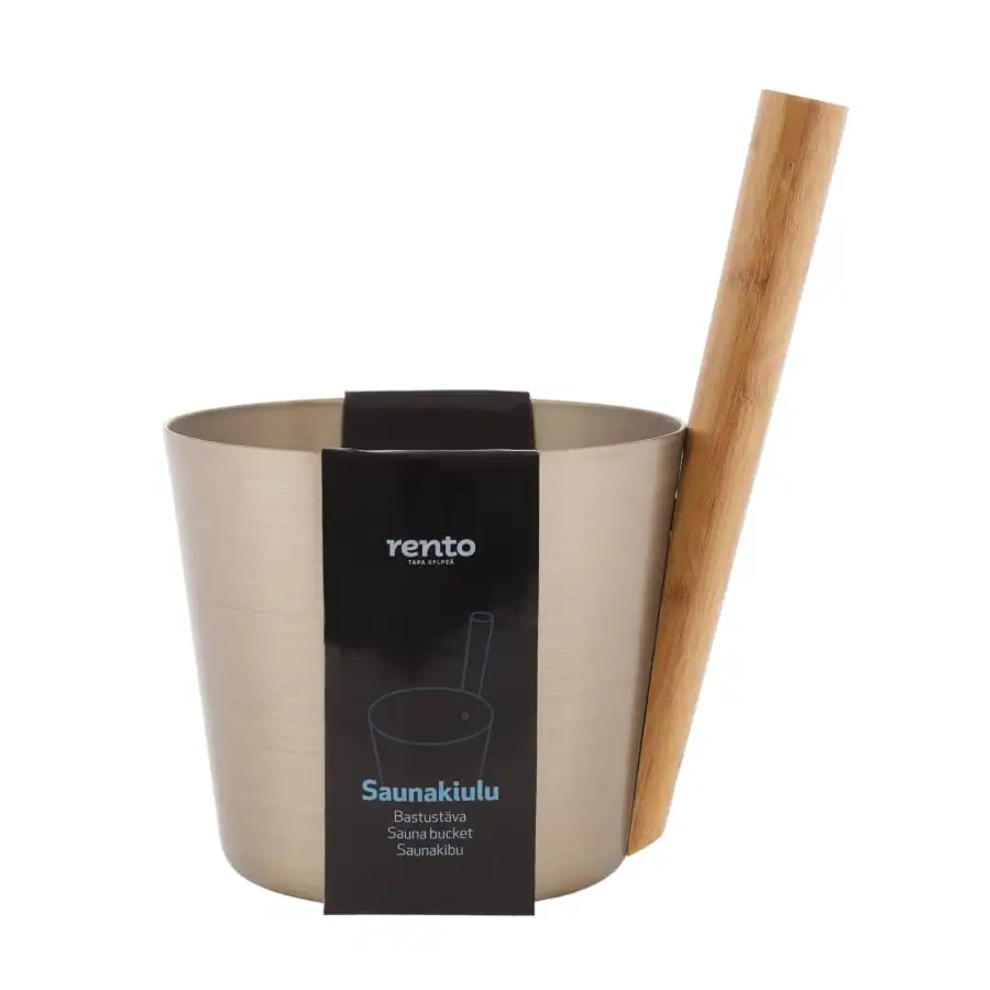Rento Samppanja Alumiini Saunakiulu 3 Rento Samppanja Alumiini Saunakiulu