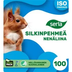 Serla Silkinpehmeä 100 Kpl Nenäliina