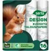 Serla Kuvioitu 16 Rl Talouspaperi 1 Serla Kuvioitu 16 Rl Talouspaperi -Huonekalut myymälä 6414301029334