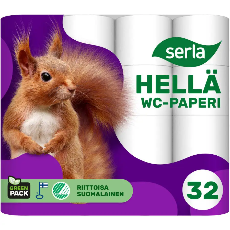 Serla Hellä 32 Rl Wc-paperi 3 Serla Hellä 32 Rl Wc-paperi