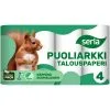Serla Puoliarkki 4 Rl Talouspaperi -Huonekalut myymälä 6414301057665
