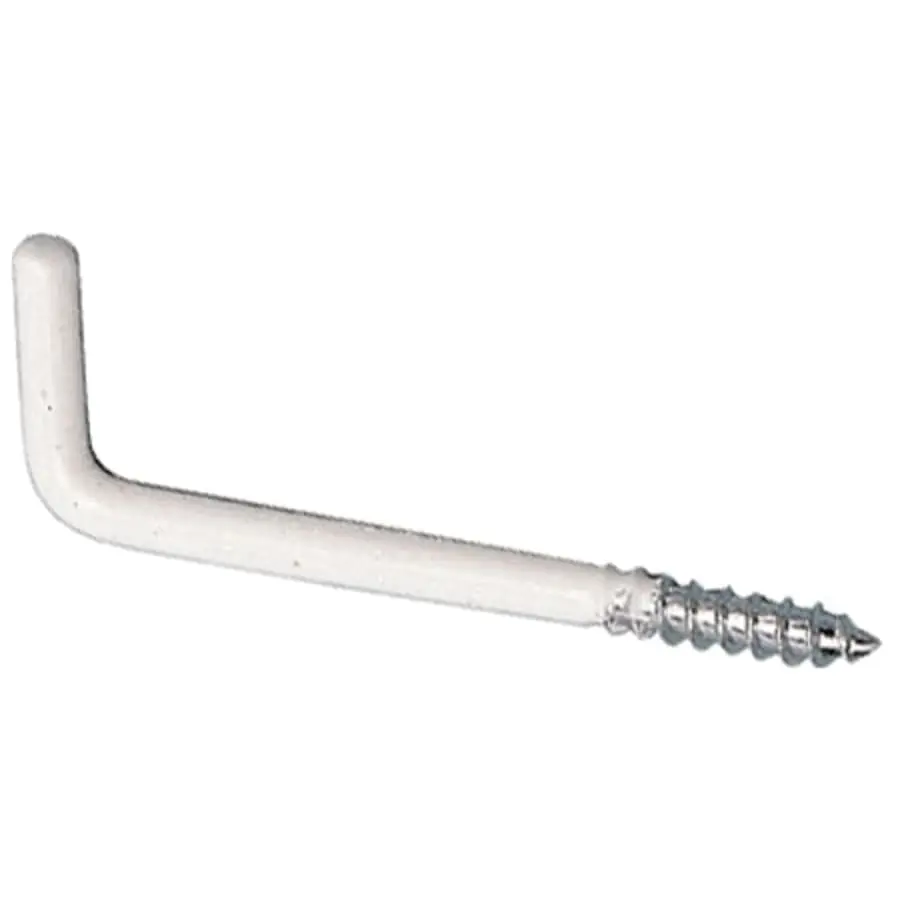 Pisla 510/50 Mm Valkoinen 4 Kpl Kulmakoukku 3 Pisla 510/50 Mm Valkoinen 4 Kpl Kulmakoukku