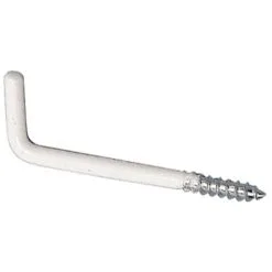 Pisla 510/40 Mm Valkoinen 6 Kpl Kulmakoukku