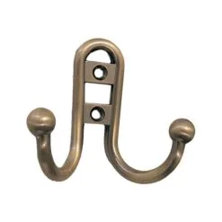 Pisla Arona 68 Antiikkimessinki Vaatekoukku