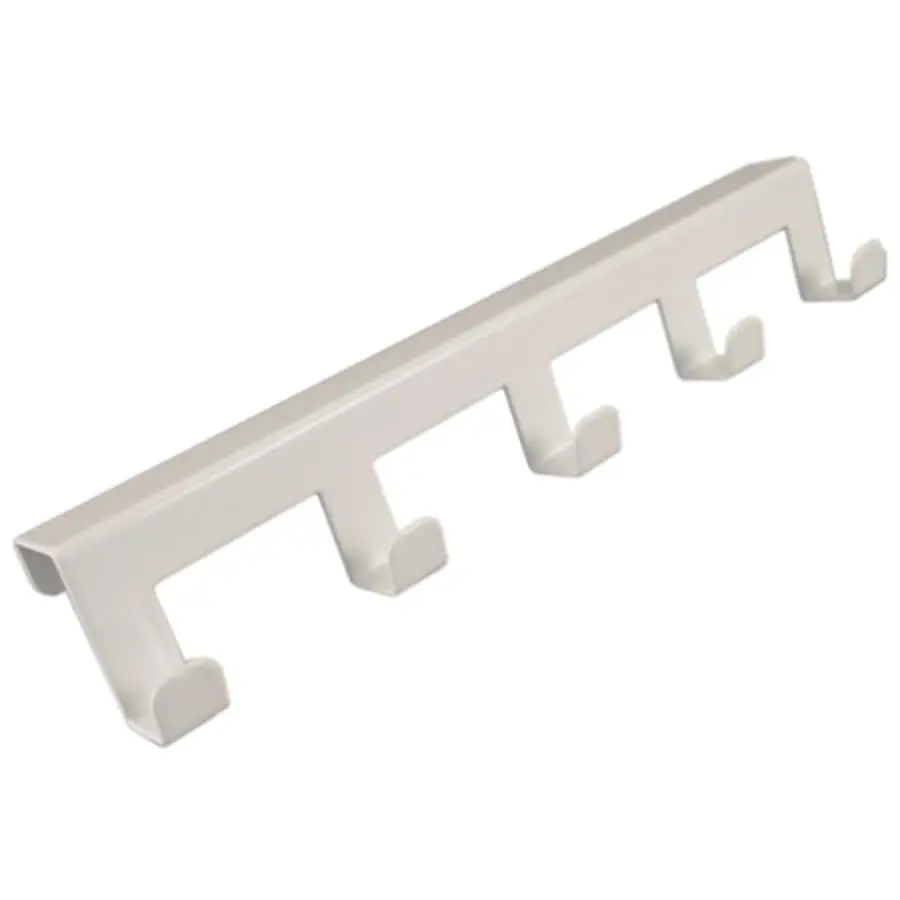 Pisla 5-koukkuinen Valkoinen Kaapin Koukkulista 3 Pisla 5-koukkuinen Valkoinen Kaapin Koukkulista