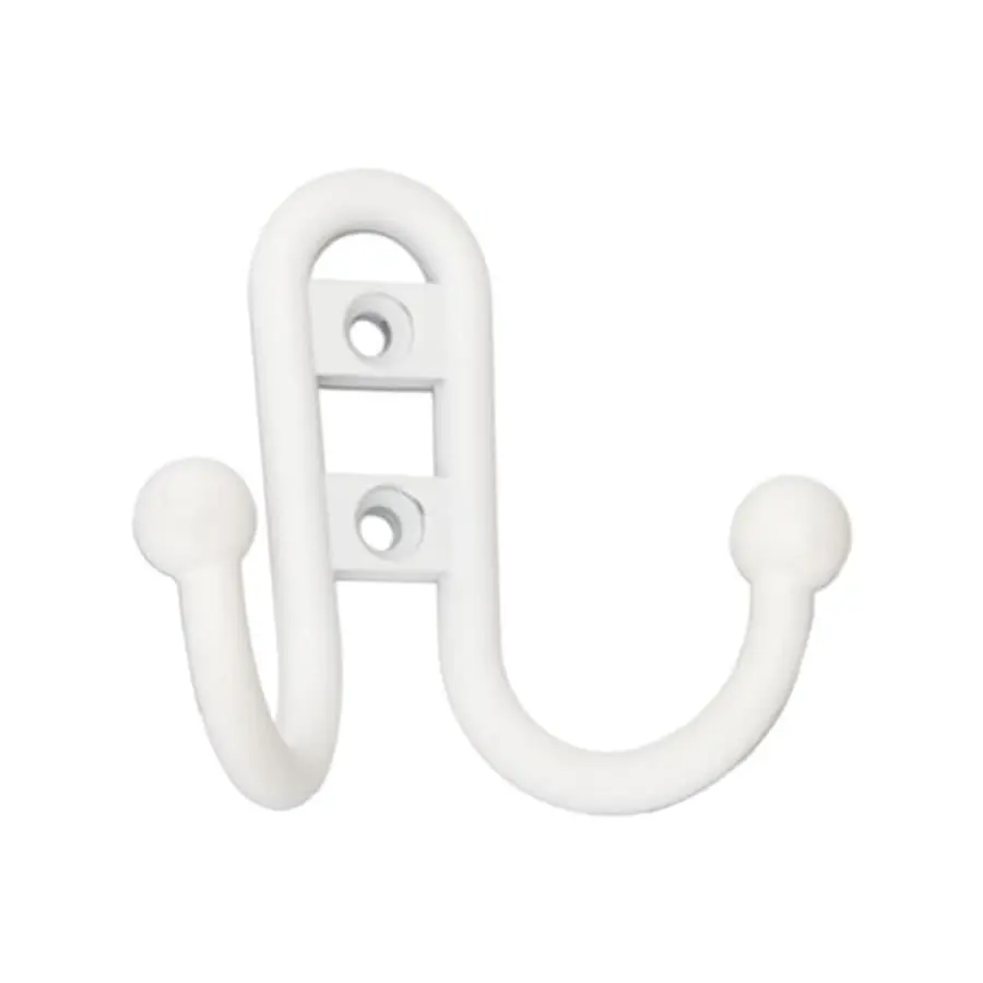 Pisla Arona 68mm Samakki/valkoinen Vaatekoukku 3 Pisla Arona 68mm Samakki/valkoinen Vaatekoukku