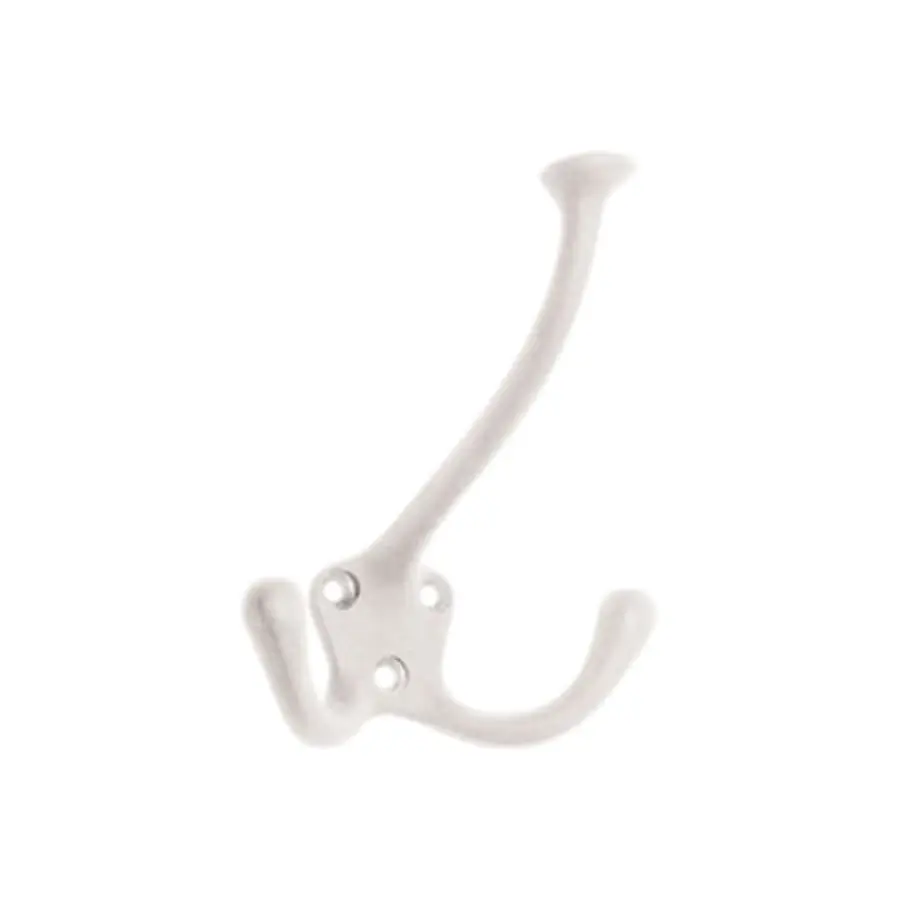 Pisla Alba 110mm Samakki/valkoinen Vaatekoukku 3 Pisla Alba 110mm Samakki/valkoinen Vaatekoukku