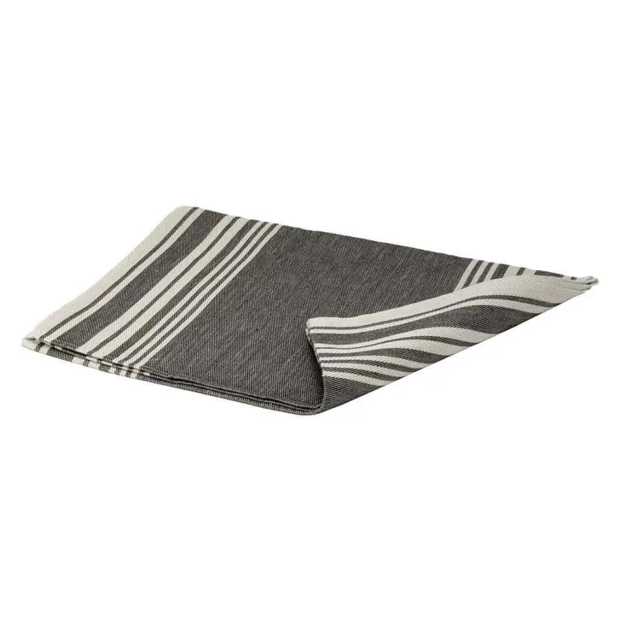 Lumo Musta Raidallinen 50x150 Cm Laudeliina 3 Lumo Musta Raidallinen 50x150 Cm Laudeliina