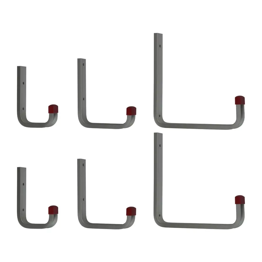 Pisla Alumiini 6 Kpl Koukkusetti 3 Pisla Alumiini 6 Kpl Koukkusetti