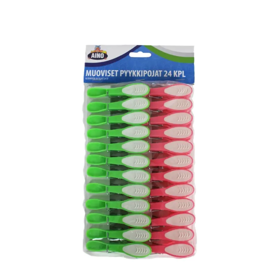 Aino 24 Kpl Muoviset Pyykkipojat 3 Aino 24 Kpl Muoviset Pyykkipojat