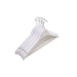 Aino Valkoinen 8 Kpl Vaateripustimet