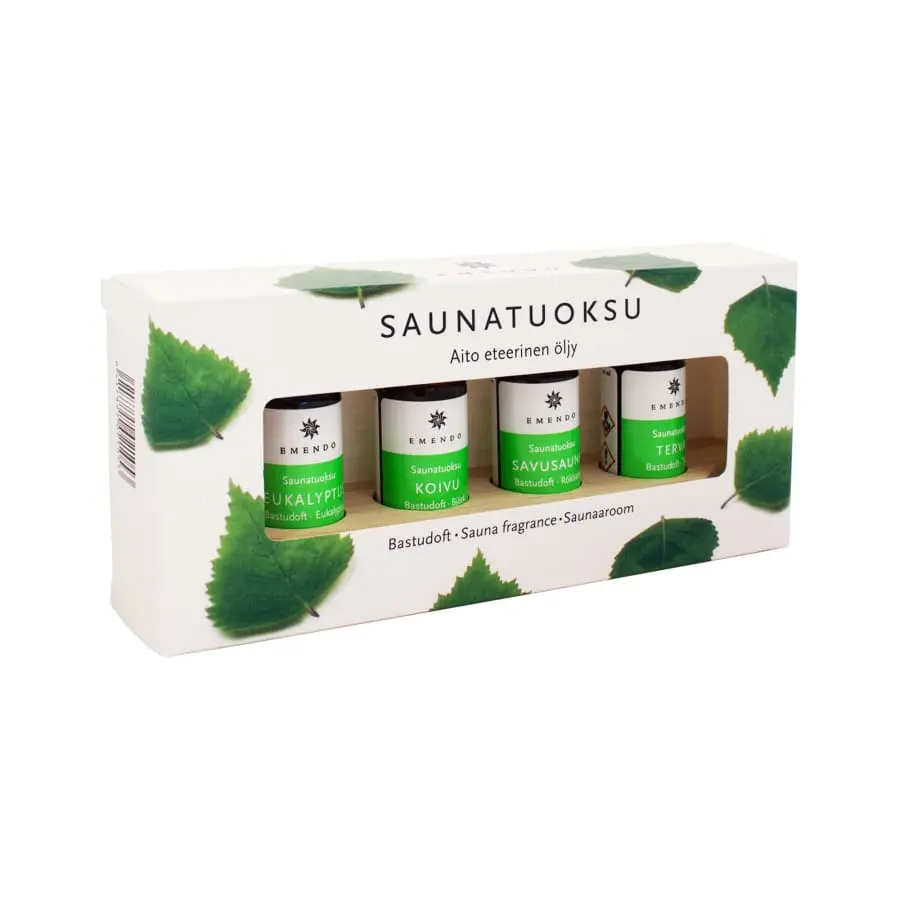 Emendo 4 Kpl Saunatuoksu + Puuteline 4 Emendo 4 Kpl Saunatuoksu + Puuteline - Image 2
