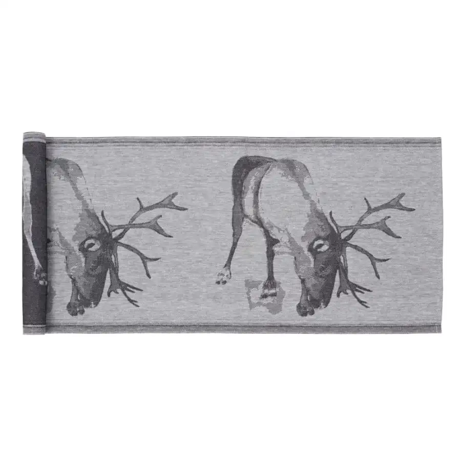 Jokipiin Pellava Poro 45x160 Cm Valkoinen/musta Laudeliina 3 Jokipiin Pellava Poro 45x160 Cm Valkoinen/musta Laudeliina