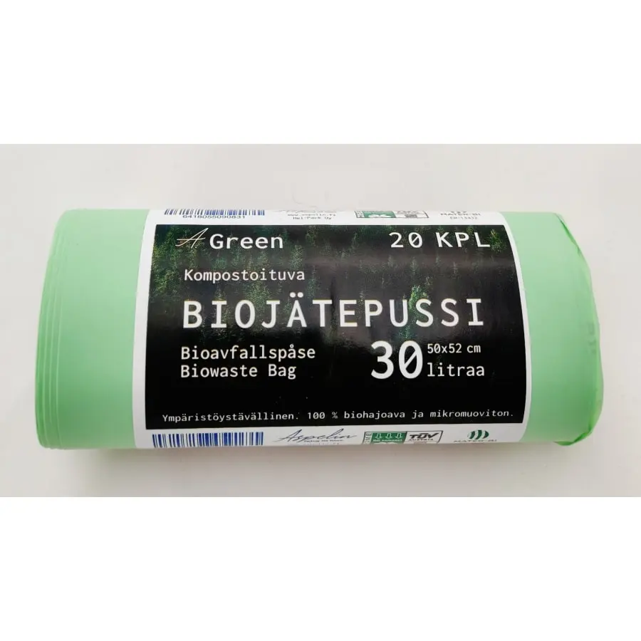 A.Green A. Green 30 L 20 Kpl Kompostoituva Biojätepussi 3 A.Green A. Green 30 L 20 Kpl Kompostoituva Biojätepussi