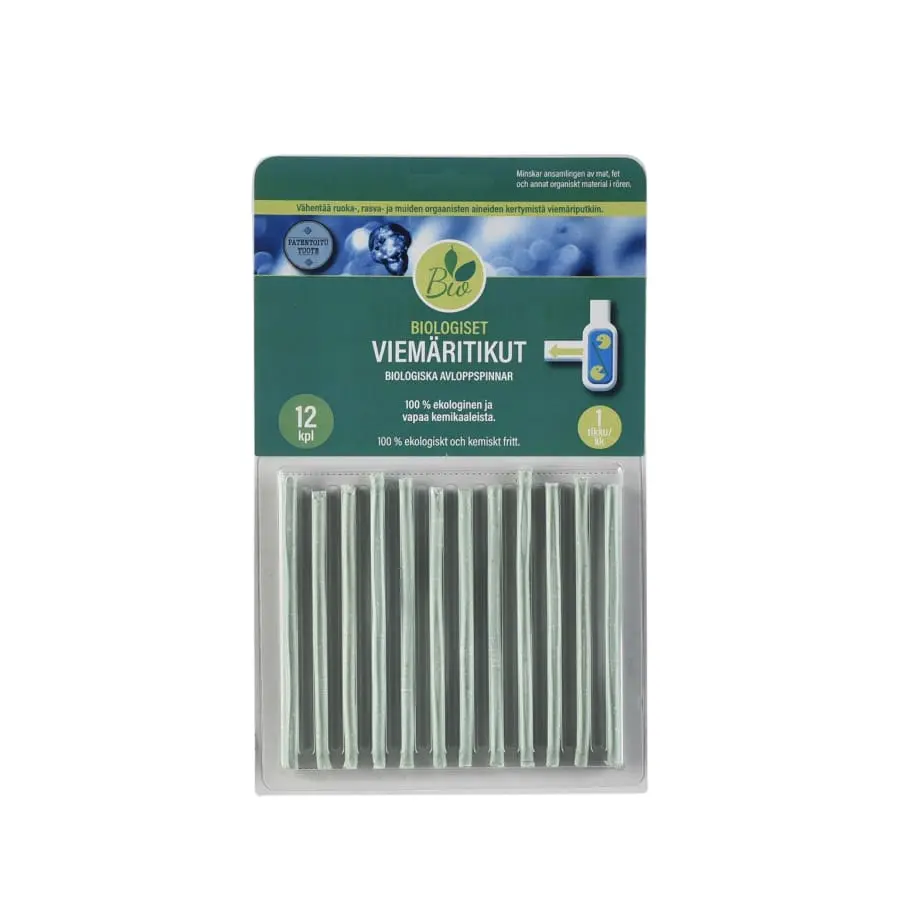 Termotukku Bio 12 Kpl Viemäritikut 3 Termotukku Bio 12 Kpl Viemäritikut