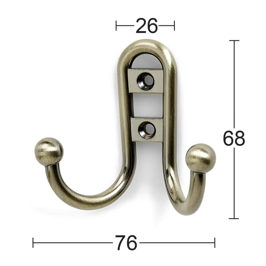 Habo 1033 Antiikki Vaatekoukku 3 Habo 1033 Antiikki Vaatekoukku