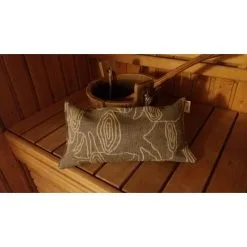 Alajärven Kotitekstiili Kannot Musta 22x44 Cm Saunatyyny