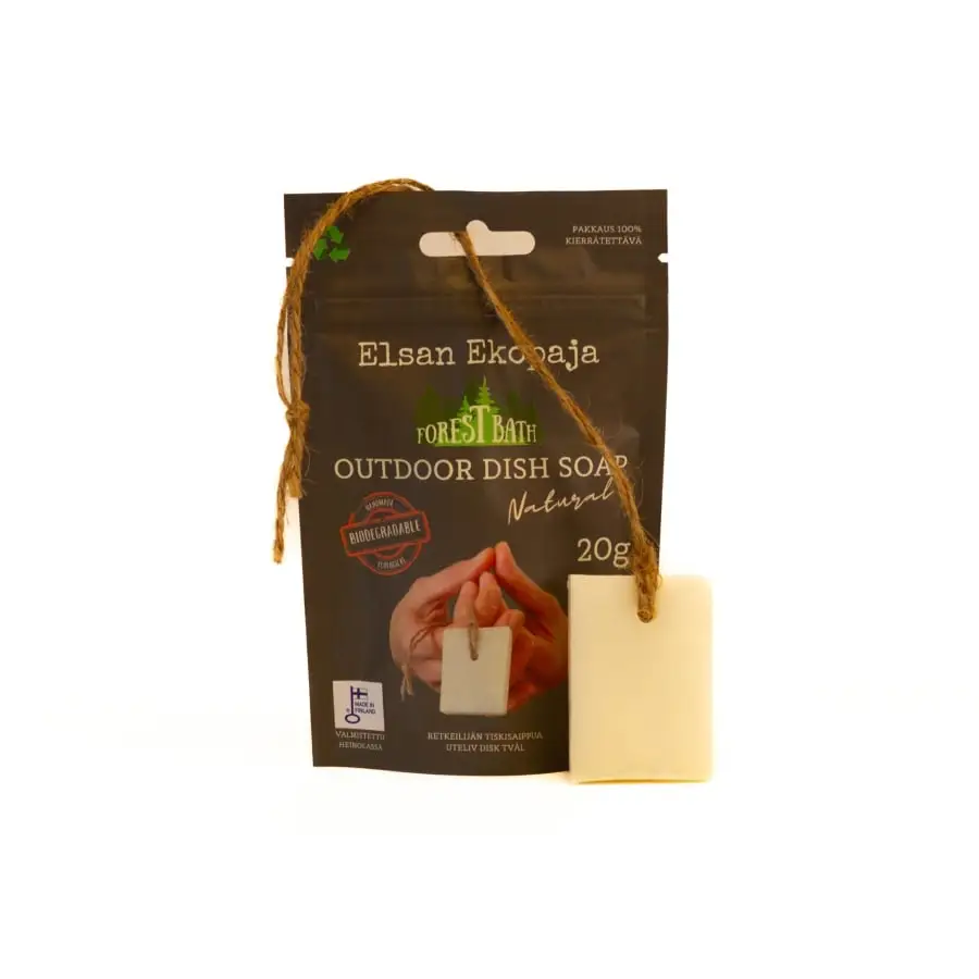 Elsan Ekopaja Forest Bath Outdoor Dish Soap Natural 20 G Siivoussaippua 3 Elsan Ekopaja Forest Bath Outdoor Dish Soap Natural 20 G Siivoussaippua