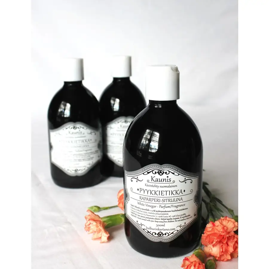 Kaunis Raparperi-Sitruuna 500 Ml Pyykkietikka 3 Kaunis Raparperi-Sitruuna 500 Ml Pyykkietikka