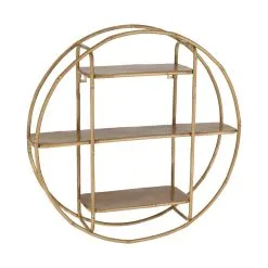 Villadesign Bambou ø50x12,5cm Seinähylly