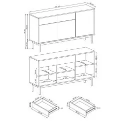 Eureka Milo 154 Senkki -Huonekalut myymälä 6438520000998 2