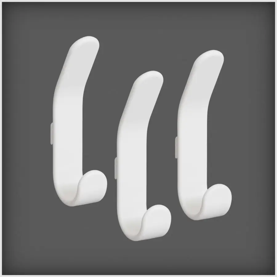 Elfa Valkoinen Tuplakoukku 3 Elfa Valkoinen Tuplakoukku