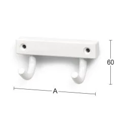 Habo 840-2 Valkoinen Pyyhenaulakko