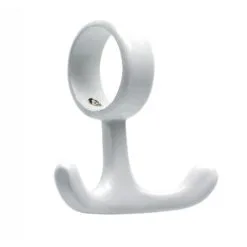 Habo Iris 2 Kpl Valkoinen Hyllykoukku