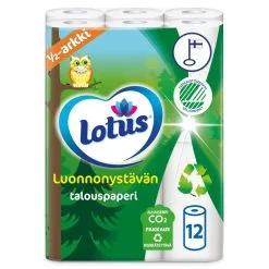 Lotus Luonnonystävän 12 Rl Talouspaperi