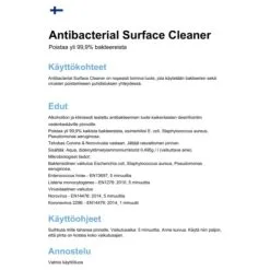 Blue Green Blue & Green Antibacteriel Surface Cleaner 0,5L Desifiointiaine -Huonekalut myymälä 7340034114254 2