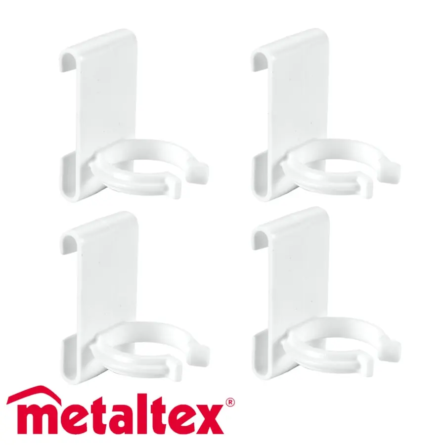 Metaltex Deko 4kpl Clip-on Tuplakoukku 3 Metaltex Deko 4kpl Clip-on Tuplakoukku