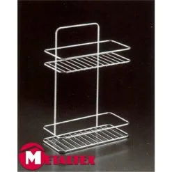 Reflex 2-tasoinen Kromi Seinähylly