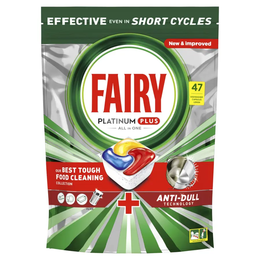 Fairy Platinum Plus 47 Kpl Konetiskitabletti 3 Fairy Platinum Plus 47 Kpl Konetiskitabletti