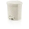 Hobby Life Rattan 5,5 L Luonnonvalkoinen Poljinroskis -Huonekalut myymälä 8694064009158