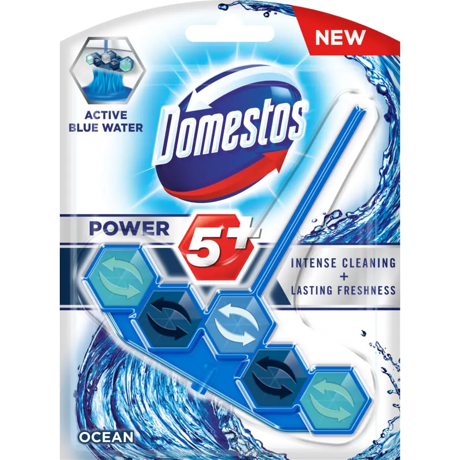 Domestos Power 5 Blue Water Ocean 53 G Wc-raikastin 3 Domestos Power 5 Blue Water Ocean 53 G Wc-raikastin