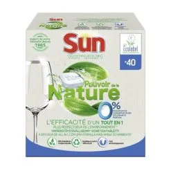 SUN® Sun All-in-1 Hajusteeton 40 Tab Konetiskitabletti