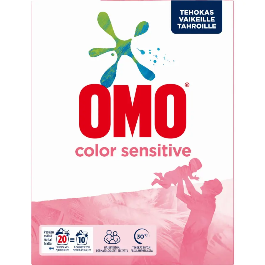 Omo Sensitive Color 700 G Pyykinpesujauhe 3 Omo Sensitive Color 700 G Pyykinpesujauhe