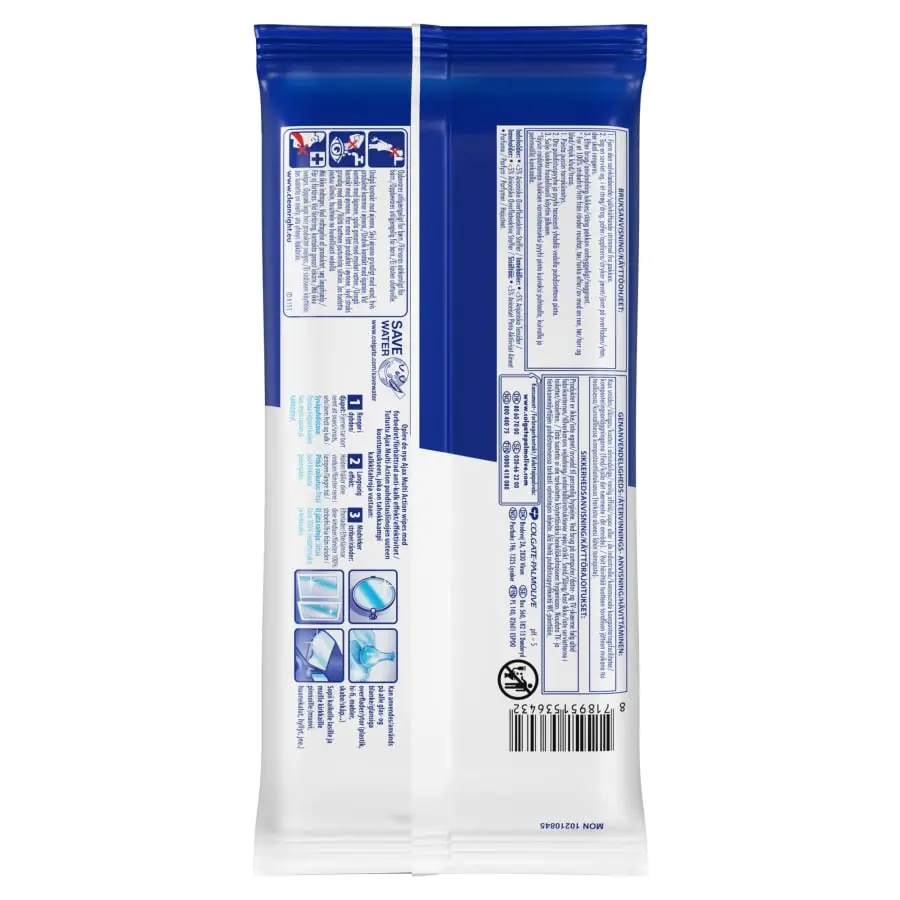 Ajax® Ajax Multi Action 40 Kpl Lasinpuhdistusliina 4 Ajax® Ajax Multi Action 40 Kpl Lasinpuhdistusliina - Image 2