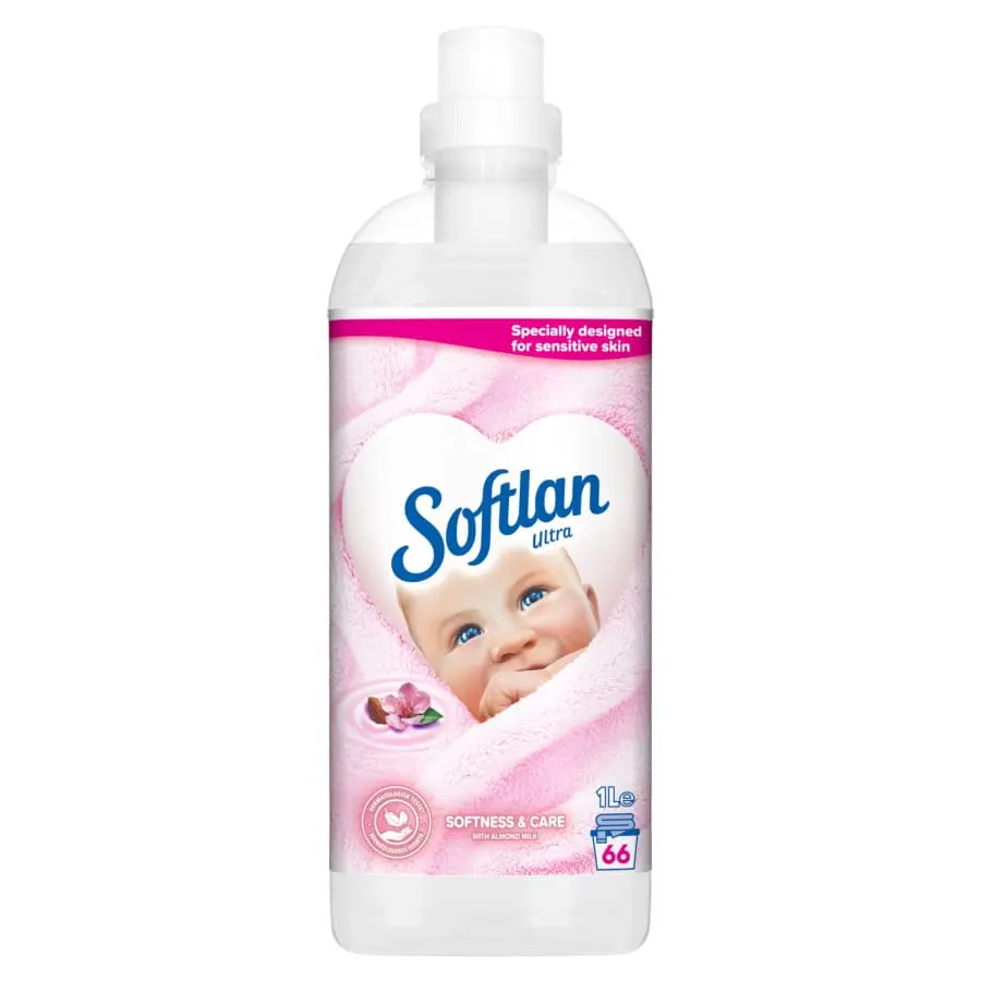 Softlan Ultra Softness & Care 1 L Huuhteluaine 3 Softlan Ultra Softness & Care 1 L Huuhteluaine