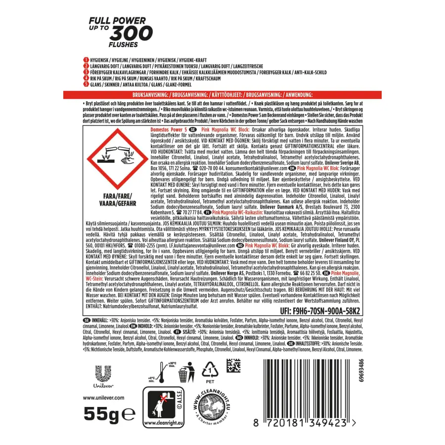 Domestos Power 5 Seasonal Awakening Limited Edition WC-raikastin 4 Domestos Power 5 Seasonal Awakening Limited Edition WC-raikastin - Image 2